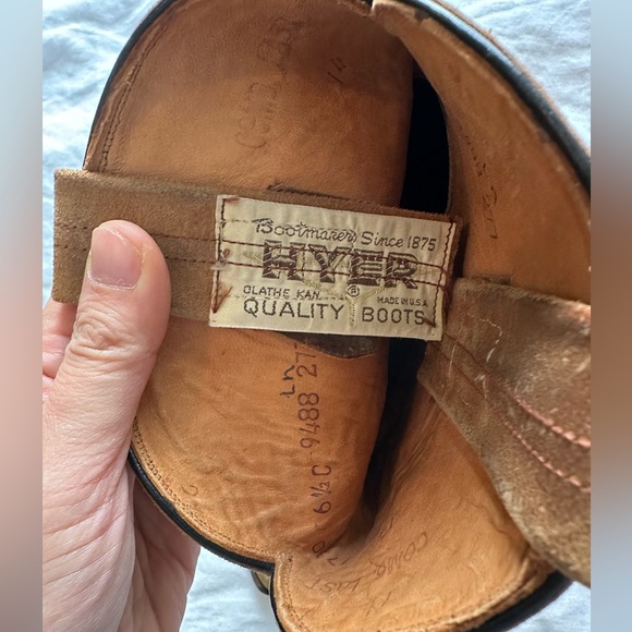 Vintage Cowboy Boots 6.5 C - Picture 5 of 5